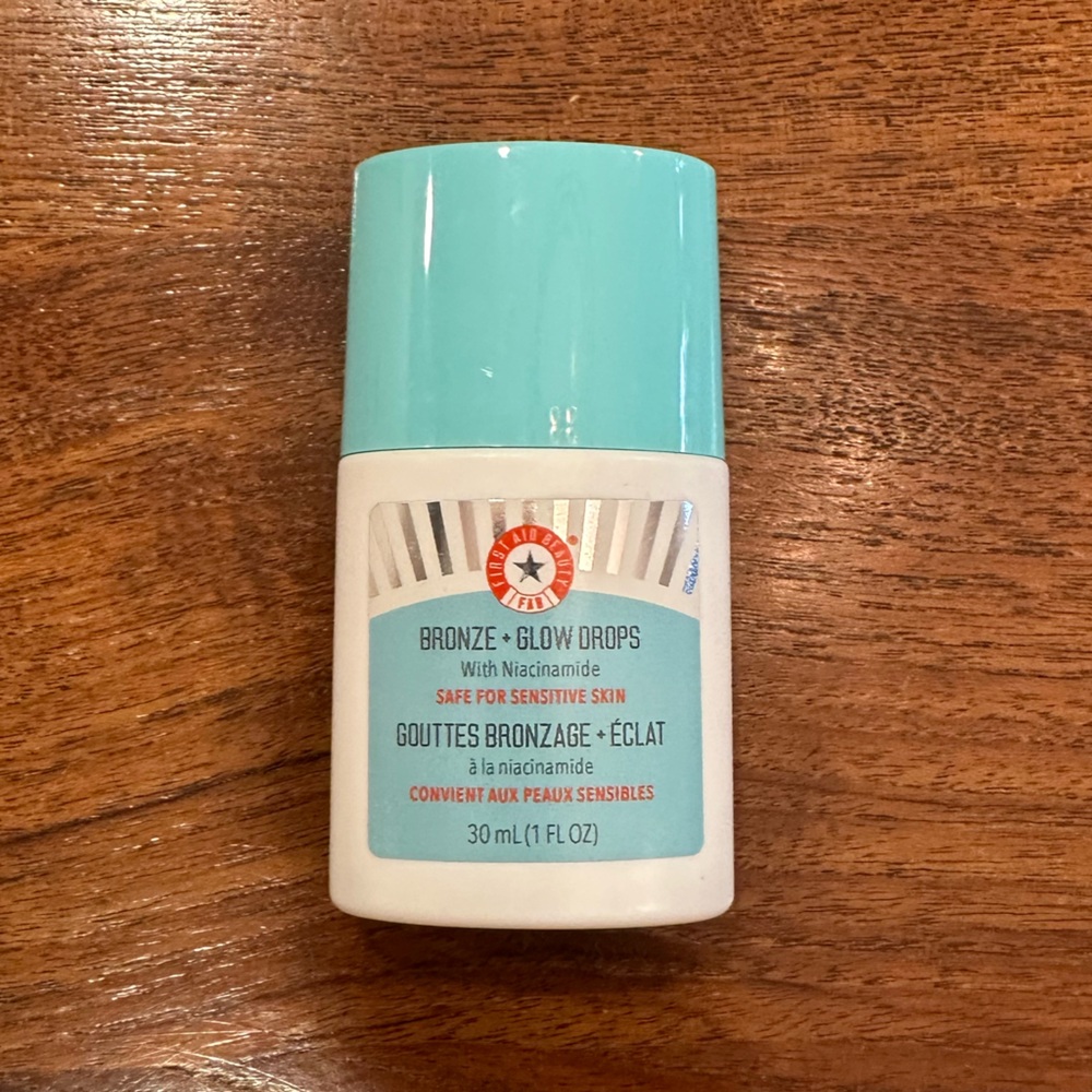 NEW First Aid Beauty Bronze + Glow Drops with Niacinamide, 1 fl oz